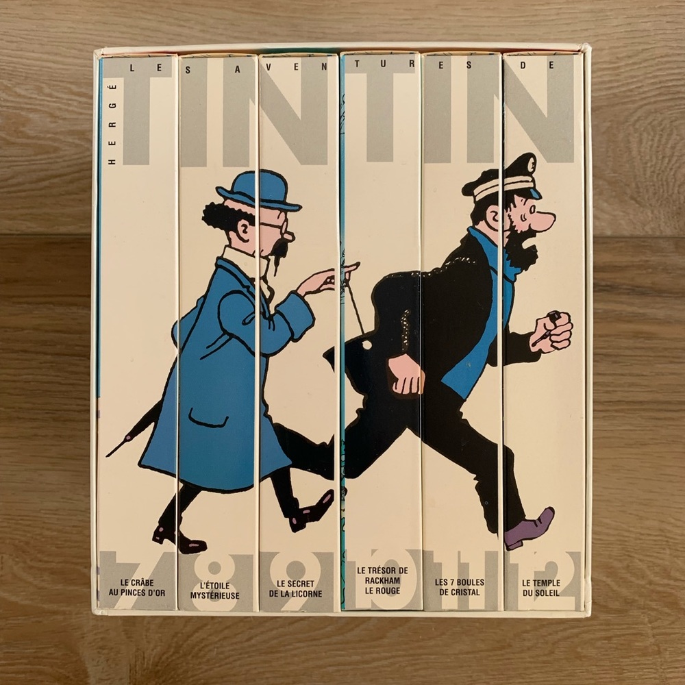 Tin Tin VHS Boxed Set 7-12